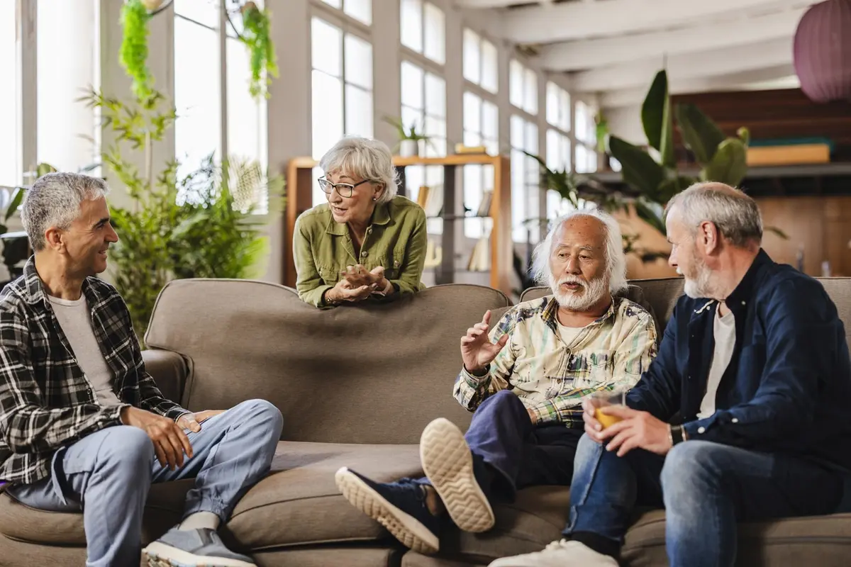 Seniors enjoy activities and socializing in a safe, supportive, senior living community with senior care solutions.